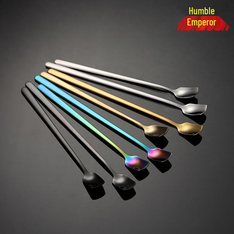 Qianxing Stainless Steel Square Head Stirring Spoons