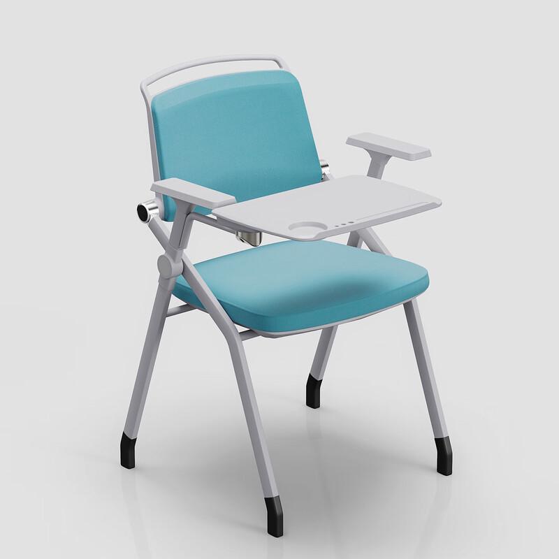 Folding Training Chair with Tablet Arm
