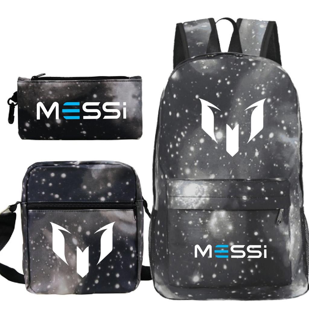 Football Printed Student Backpack Multifunctional Usb Interface Large Capacity Leisure Travel Backpack