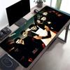 Dark Gothic Band Portrait Large Gaming Mouse Pad Nonslip Rubber Base Waterproof Desk Mat For Office Pc Laptop