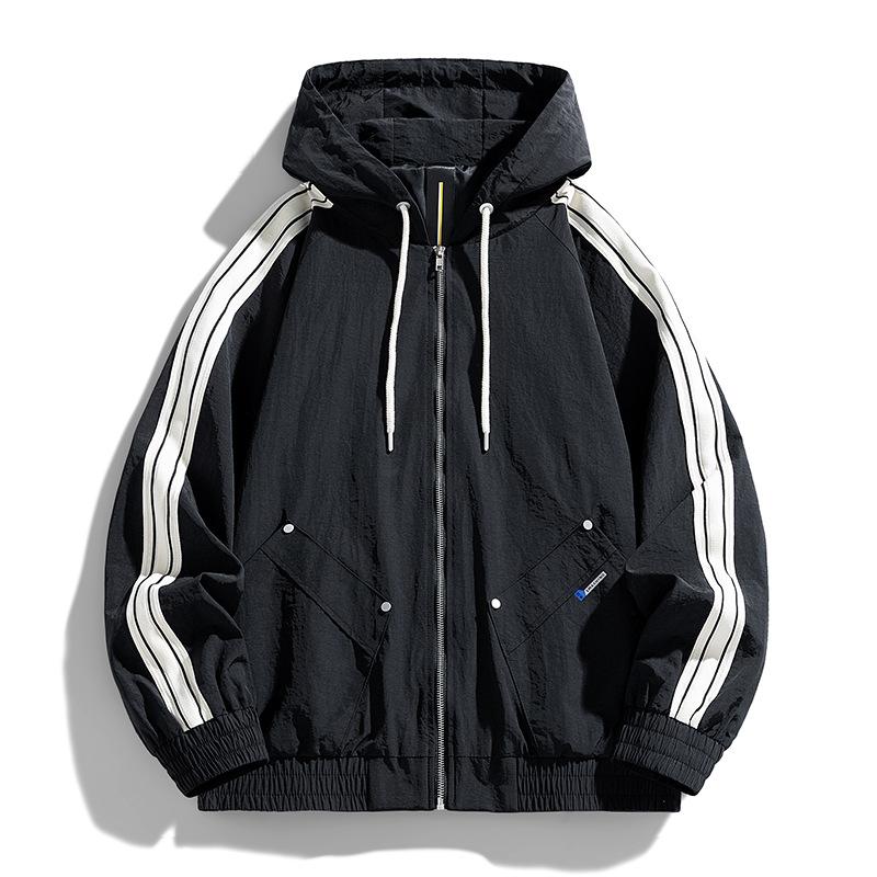 Spring and Autumn New Plus Size M-8XL Trendy Fashion Casual Men's Jacket Loose Ruffian Sports Jacket Men's Jacket