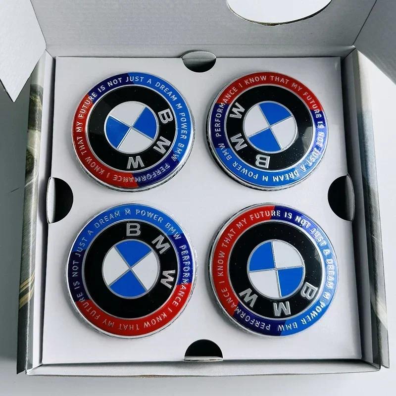 zmdpw1 BMW GROUP 4Pcs 56MM 68MM Floating Wheel Center Cap For BMW M E39 E46 E60 E90 F10 F30 G32 G38 G01 G02 G05 F45 F46 F48 F49 F39 F90