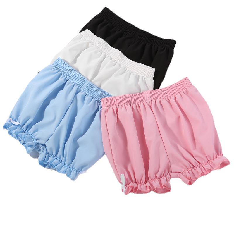 Girls' Summer Anti-Exposure Safety Shorts: Cute Baby Bloomers Base Layer