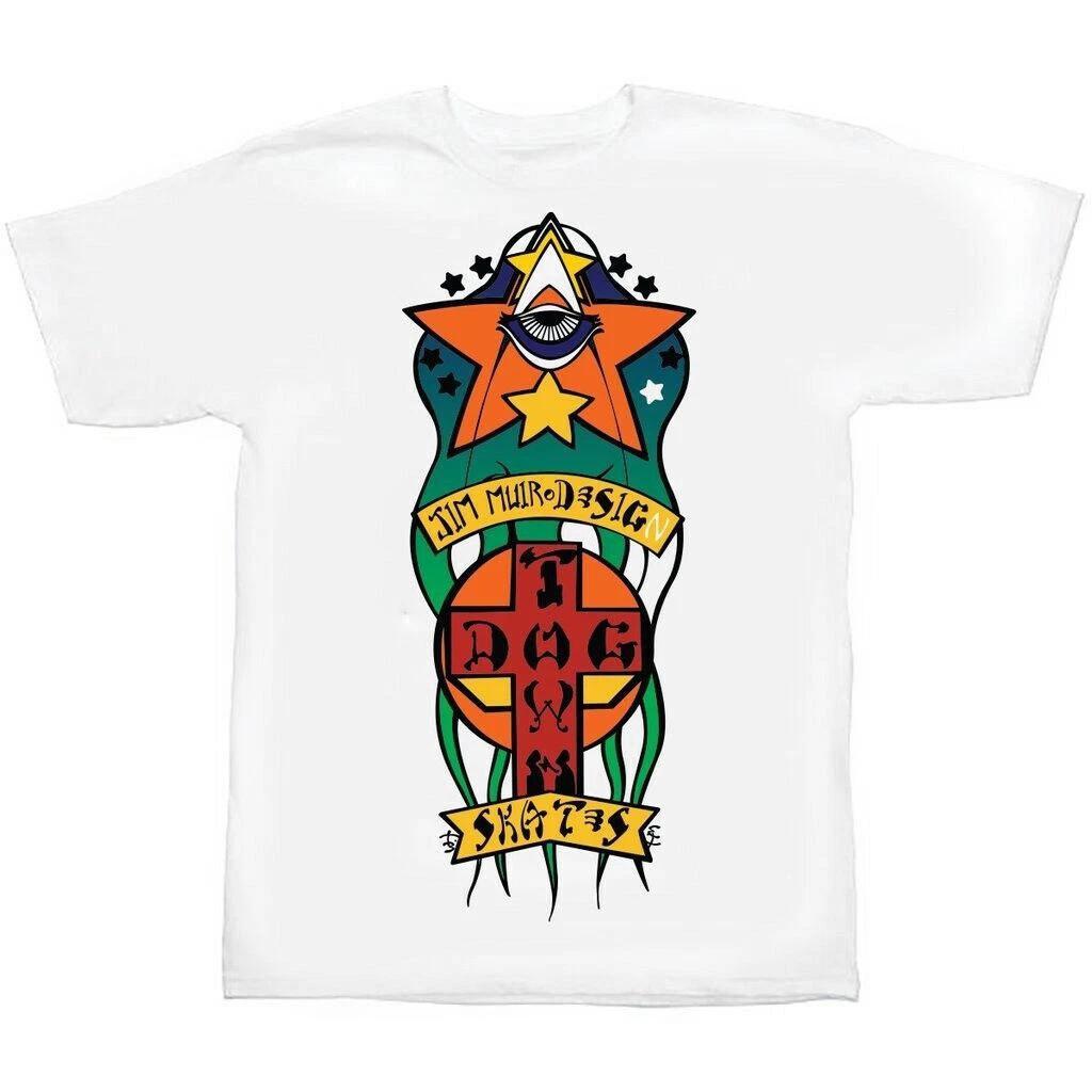 Dogtown Jim Muir TRIPLANE Skateboard T Shirt WHITE XXXXL
