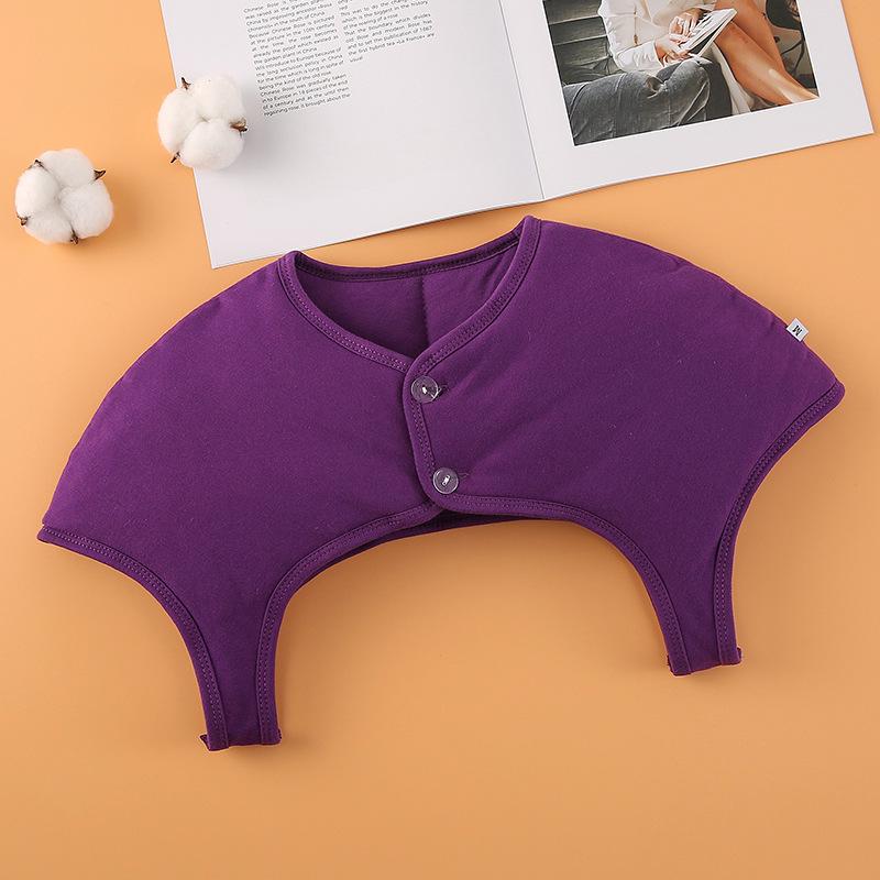 Umăr unisex de catifea caldă și șal de protecție cervicală pentru protecție împotriva frigului