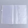 Standard-Taschen-Kartenhalter Aufbewahrungs-Notizbuch Aufbewahrungstasche Notizbuch-Reißverschlusstasche PVC-Reißverschlusstasche Journal-Planer Kartenhalter
