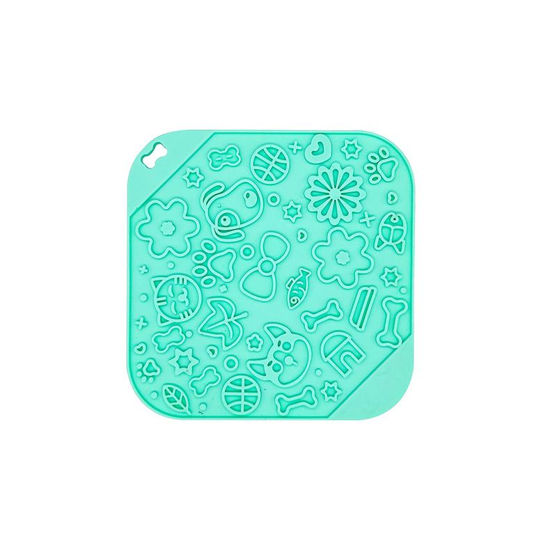 Pet Licking Mat, Pet Utensils, Dog Slow Food Mat, Meal Mat, Suction Cup, Slow Food Mat, Cat and Dog Licking Mat
