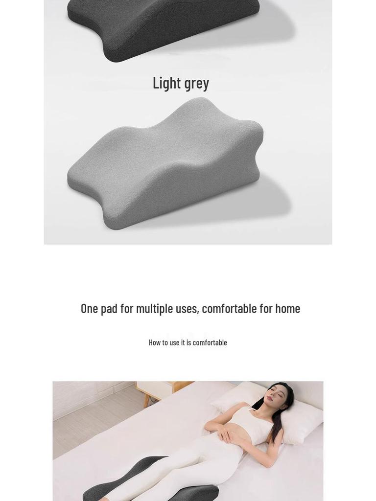 Gesicht nach unten Memory-Schaum Kopfstütze & Beinerhöhung Kissen Set