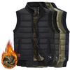 Mens Jacket Sleeveless Vest Winter Male Fleece Warm Vest Coats