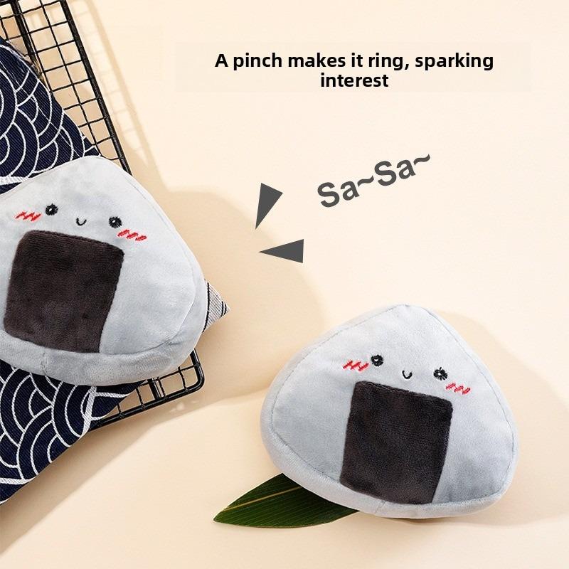 Plush Dog Chew Toy Crinkle Paper Squeaky Interactive Puppy Play Toy Bite Resistant Pet Supplies for Corgi Teddy