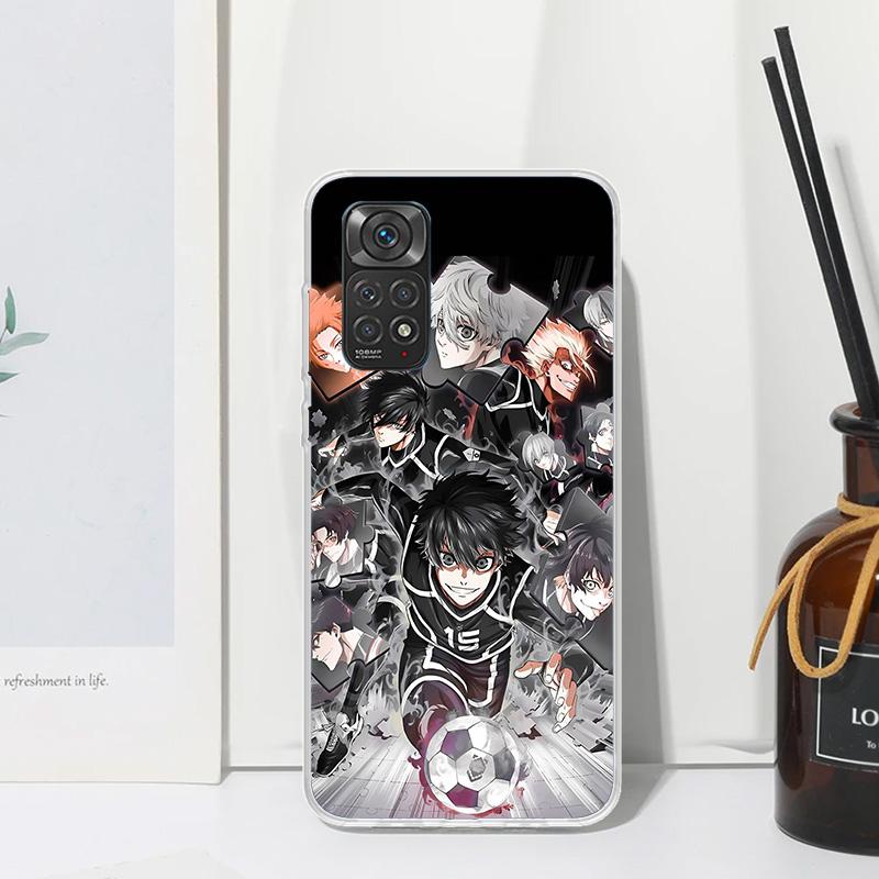 Blue Lock Football Anime Phone Case For Xiaomi Redmi Note 15 13 14S 14 Pro Plus 12S 11S 10S 12 11E 10 11T Art Fundas Back Cover