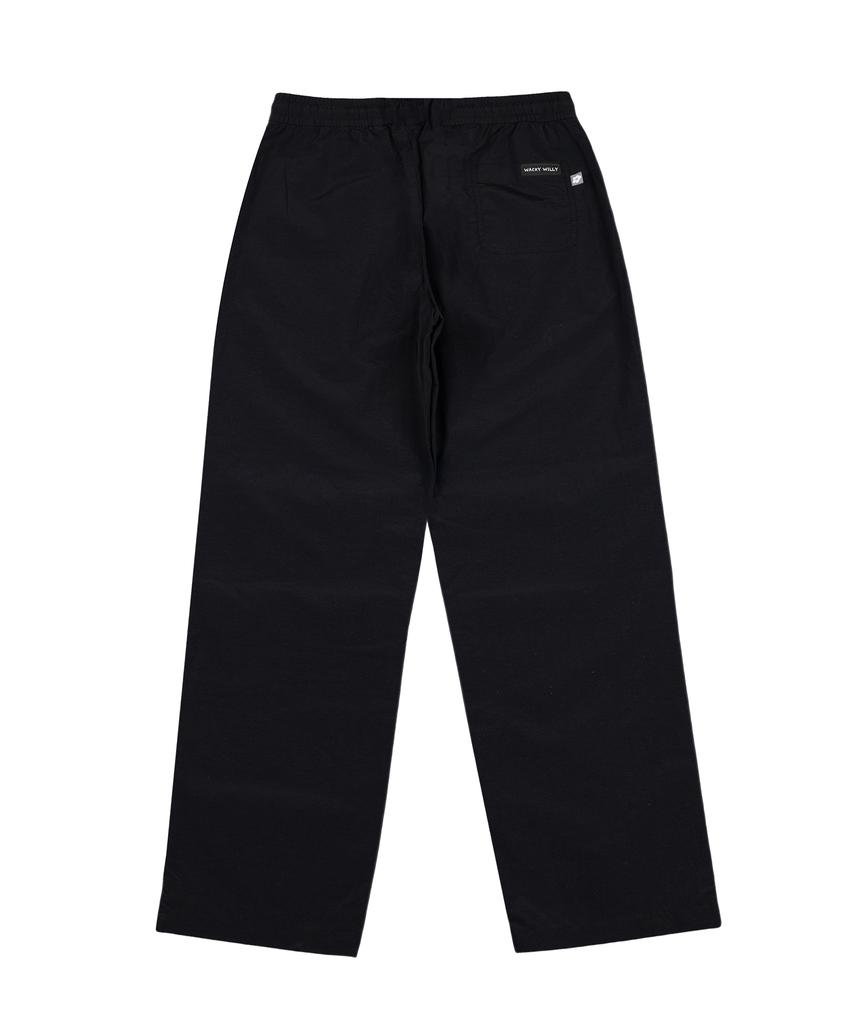WACKY WILLY Women'S Nylon Elastic Pants Black