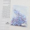 1440 Pieces Phantom Purple Irregular Flat Bottom Rhinestones Aurora Nail Art Accessories Mixed Glass Stickers Decals