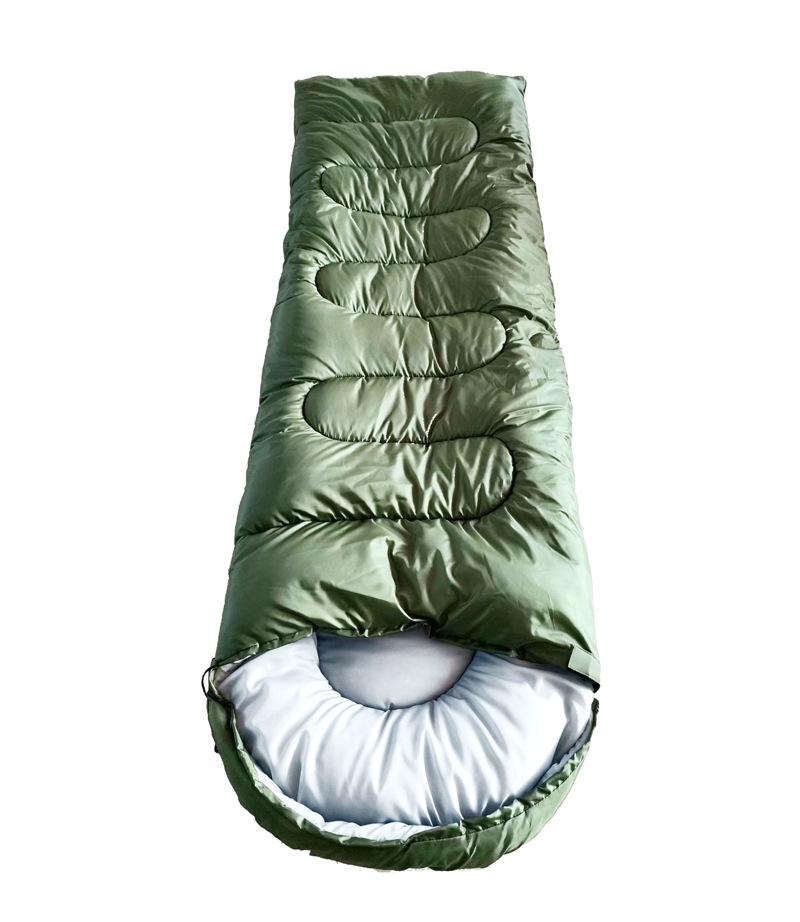 

4-сезонный утепленный спальный мешок для использования на открытом воздухе и в помещении 950g армия зеленый