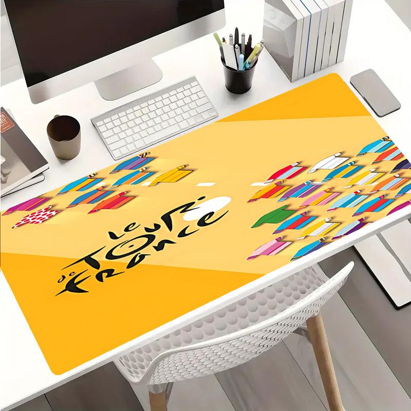 Tour de France Mouse Pad - Non-Slip Rubber Base, Smooth Surface for Work,Gaming,Office,And Home Use, Desk Mouse Pad