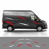 Car Door Side Stickers For IVECO Daily Camper Van Motorhome Stripes Graphics Vinyl Decor Decals Cover Auto Tuning Accessories