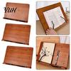 Music Score Holder Bamboo Book Stand for Kids, Adjustable Foldable Reading Rack Study Desk Accessory Children, Multifunctional Desktop Textbooks