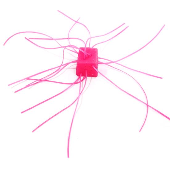 6Pcs Soft Baits Slow Sinking Bright Color Flexible Bite Resistant Reusable Dice-Shaped Baits