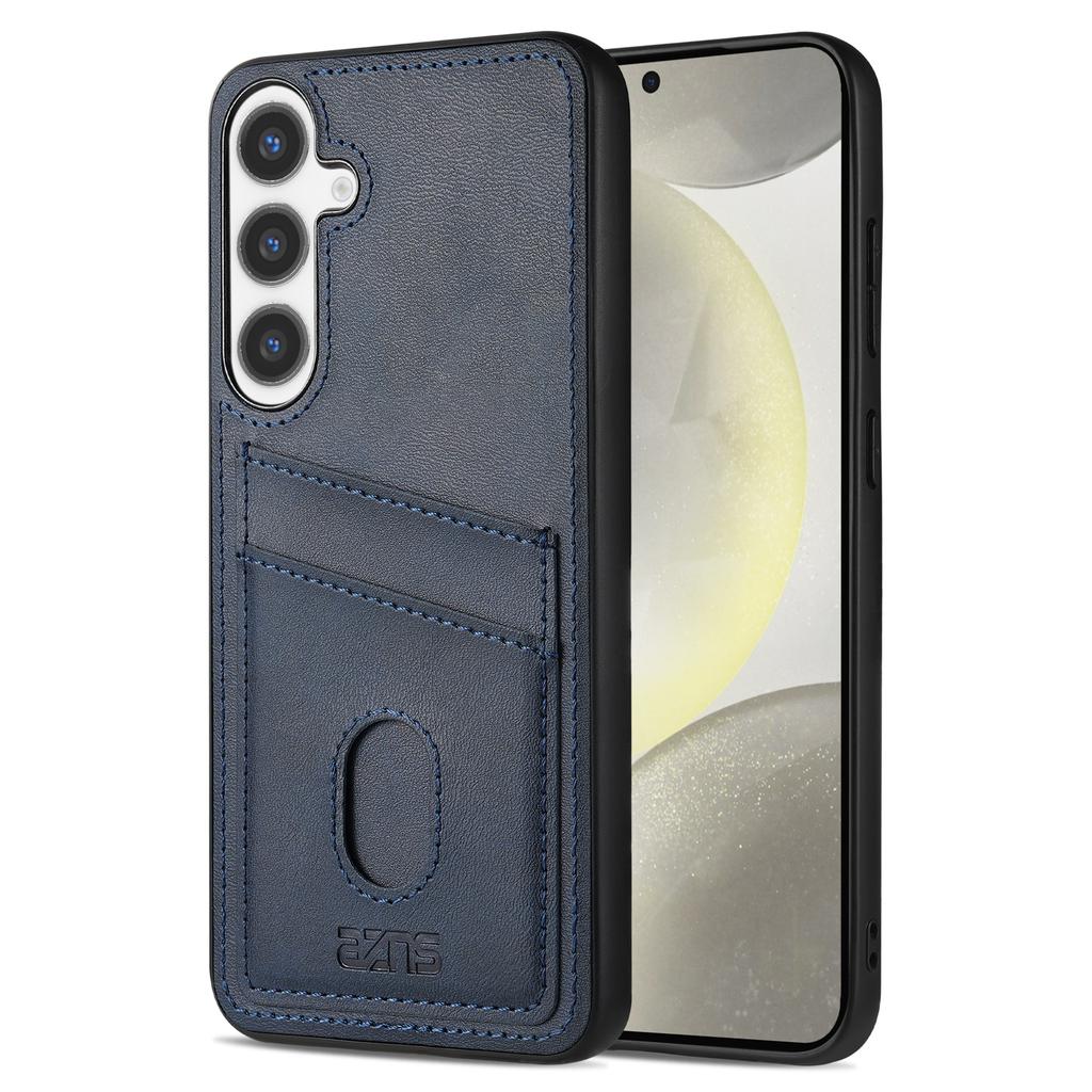 AZNS K1 Series For Samsung Galaxy A56 5G Case Calf Texture Anti-Drop PU+TPU Phone Cover with 2 Card Slot