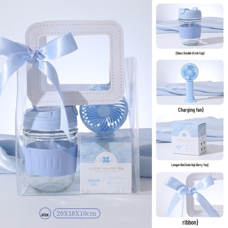 Versatile Gift Set with Cup, Tea & Fan Set 27