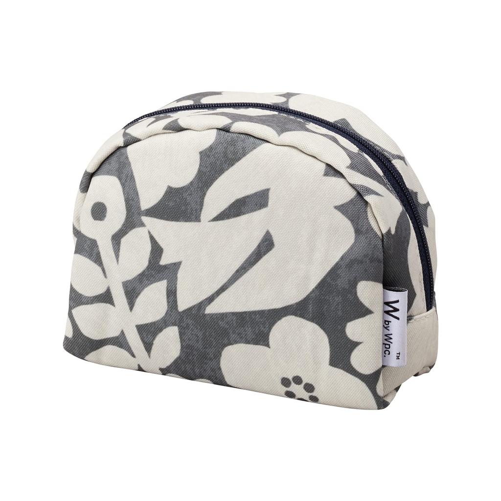 Patterns Small Pouch Flowers and Birds Charcoal Water Repellent Cosmetic Pouch Travel Stain Resistant Cute Stylish Accessories Commuting to School