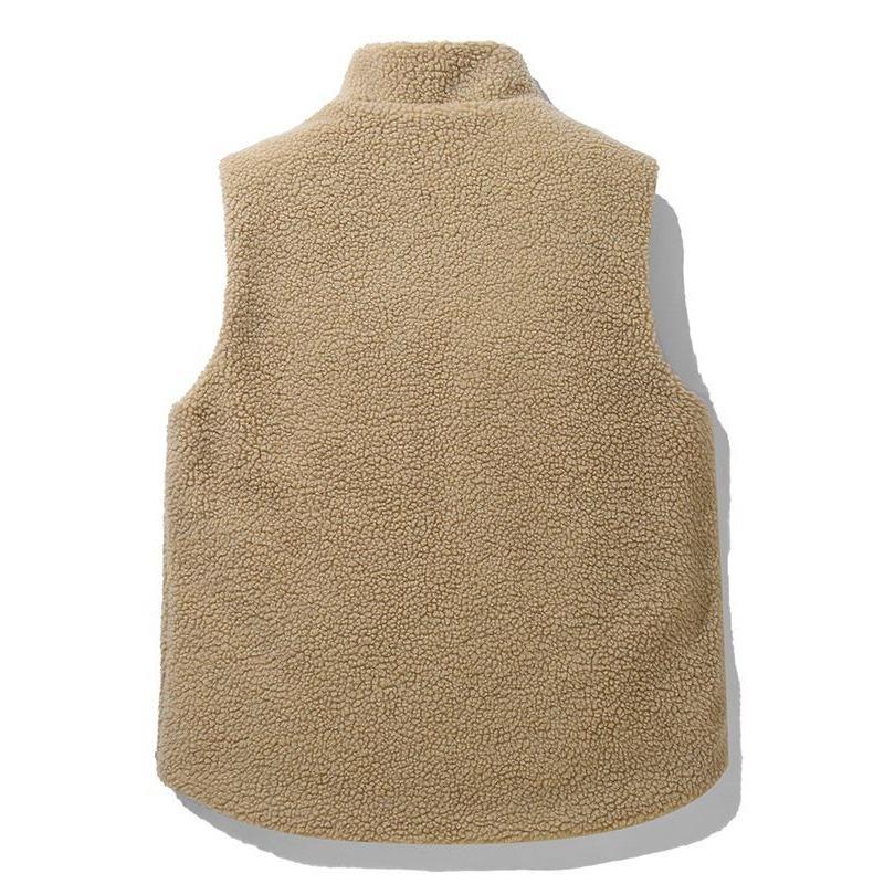 Stor Storlek Lammfleeceväst Herr Casual Mode Plus Fleeceväst Plus Fet För Att Öka Bomullsväst Väst Ytterplagg