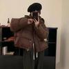 White duck down short down jacket women's winter new fashion hooded thickened small light student top