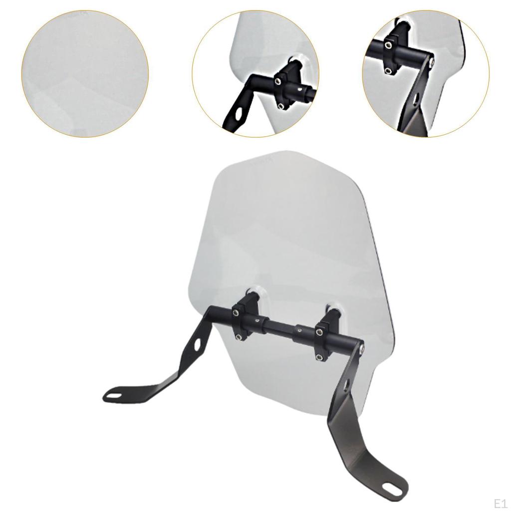 Příslušenství k čelnímu sklu motocyklu Snadná instalace Ochranný Profesionální nastavitelný úhel Robustní