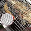 BBQ Grill Basket Hamburger Grill Rack Barbecue Meat Clamp Net Grilling Tool Outdoor BBQ Accessories