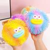 Cartoon Sausage Mouth Stress Ball Anxiety Relief Long Hairs Big Eyes Ball Fidget
