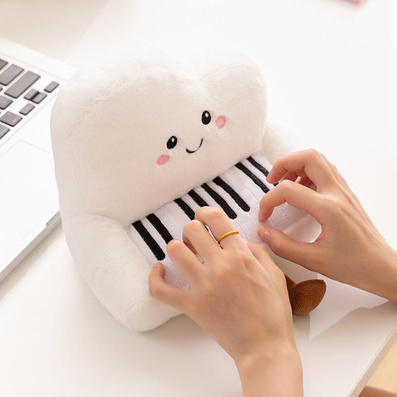 Happy Music Plush Toys: Guitar, Violin, Pipa, and Musical Notes Throw Pillows