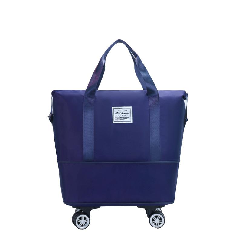Large-capacity Travel Bag Removable Universal Wheel Extended Luggage Boarding Bag Student Moving and Maternity Storage Bag