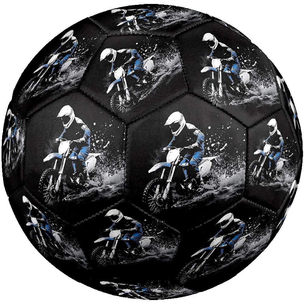 Off Road Motorcycles Theme Size 5 Soccer Ball, Suitable for Both Indoor and Outdoor Matches, a Gift Suitable for Everyone.