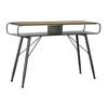 DKD Home Decor-Console DKD Home Decor Black Metal Fir Light Brown (120x38x78cm)