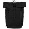 Schwarzer Sportrucksack im Roll-Top-Stil mit verstellbaren Trägern - Peterson