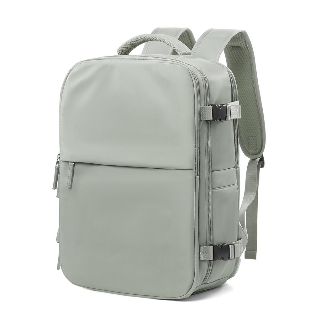 Travel Vacuum Backpack with Vacuum Compression Pump, Large Capacity Airplane Travel Backpack Women Men Expanded Laptop Backpack