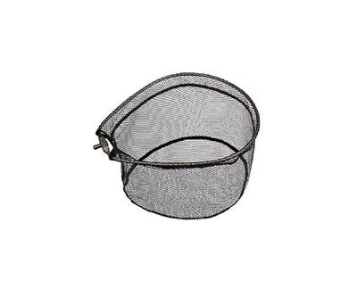 Prox Aluminiumrahmen (Ein Stück) mit gummiertem Netz, Oval40Gunmetal (PX83440GM)