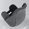 New Solid Color Men Berets with Earmuff Soft Newspaper Hat Woolen Fabric Casual Beanie Autumn and Winter