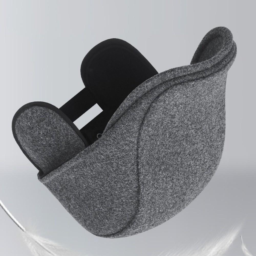 New Solid Color Men Berets with Earmuff Soft Newspaper Hat Woolen Fabric Casual Beanie Autumn and Winter