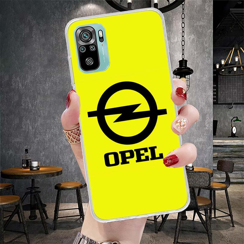 Opel Logo Car Soft Phone Case For Xiaomi Redmi Note 15 14 14S 13 12 Pro Plus 12S 11 11S 11E 10 10S 11T 5G Fundas Coque Redmi Not