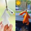 1pc New Car‘s Mounted Color Changing Roast Duck Pendant Resin Harmless Originality Rearview Mirror Decoration Cute Swing Lanyard