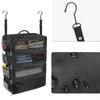 Large Capacity Hanging Travel Organizer Foldable Multi-Compartment Storage Bags Lightweight Multifunctional Clothing Storage Bag