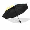 1pc Pomkompurin Automatic Opening/Closing Umbrella with Portable Tri-Fold Design, 8-Bone Iron Frame, Outdoor Use, Festival Gift Suitable for Fans, Tra