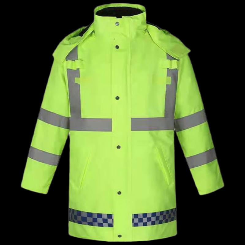 DAXTE High-Visibility Reflective Cotton Jacket