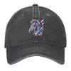 Geometric Zebra Design: Neon Elegance Meets Retro Vibe Baseball Cap Tactical Cap Kids Hat Anime Hat Men Hats Women's