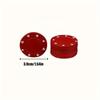 Game Counting Props Set, 80 Pieces Game Counting Props Set with Numerical Values,  Red Round Game Props Set, Board Game Accessories