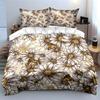 Floral Pattern Three-Piece Set  Kid'S And Adults' Bedroom Decor, Exquisite Three-Piece Bedding Set Gift
