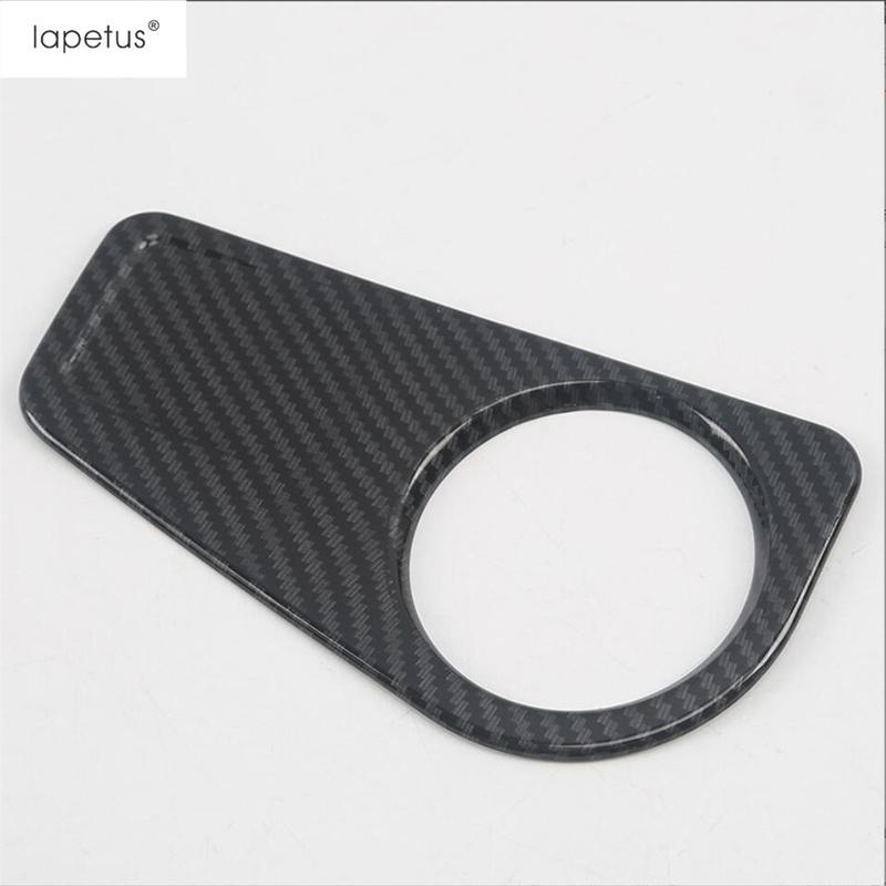 Car Head Light Lamp Switch Control Panel Decoration Cover Trim For Volkswagen VW Tiguan MK2 2016 -  Carbon Fiber Accessories