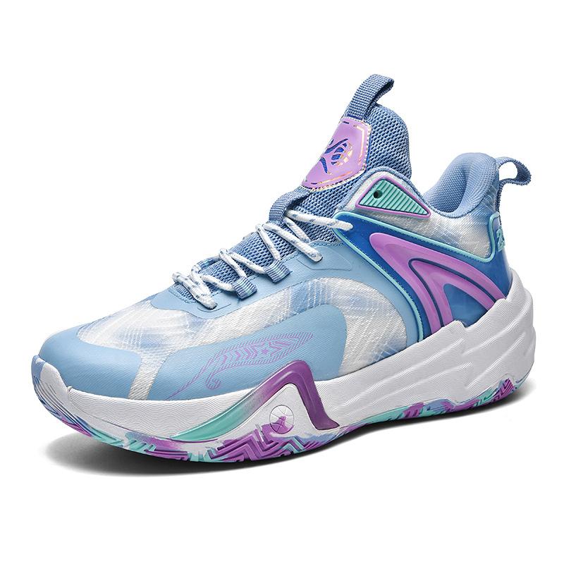 Large size basketball shoes men's and women's actual sports running shoes Small size parent-child models 6-12 years old Training shoes Introduction