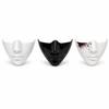 Lightweight Shell Half Face Mask Smooth Edges Realistic Face Fashion Masquerade Mask